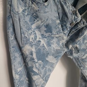 Mens Cherub stitched jeans